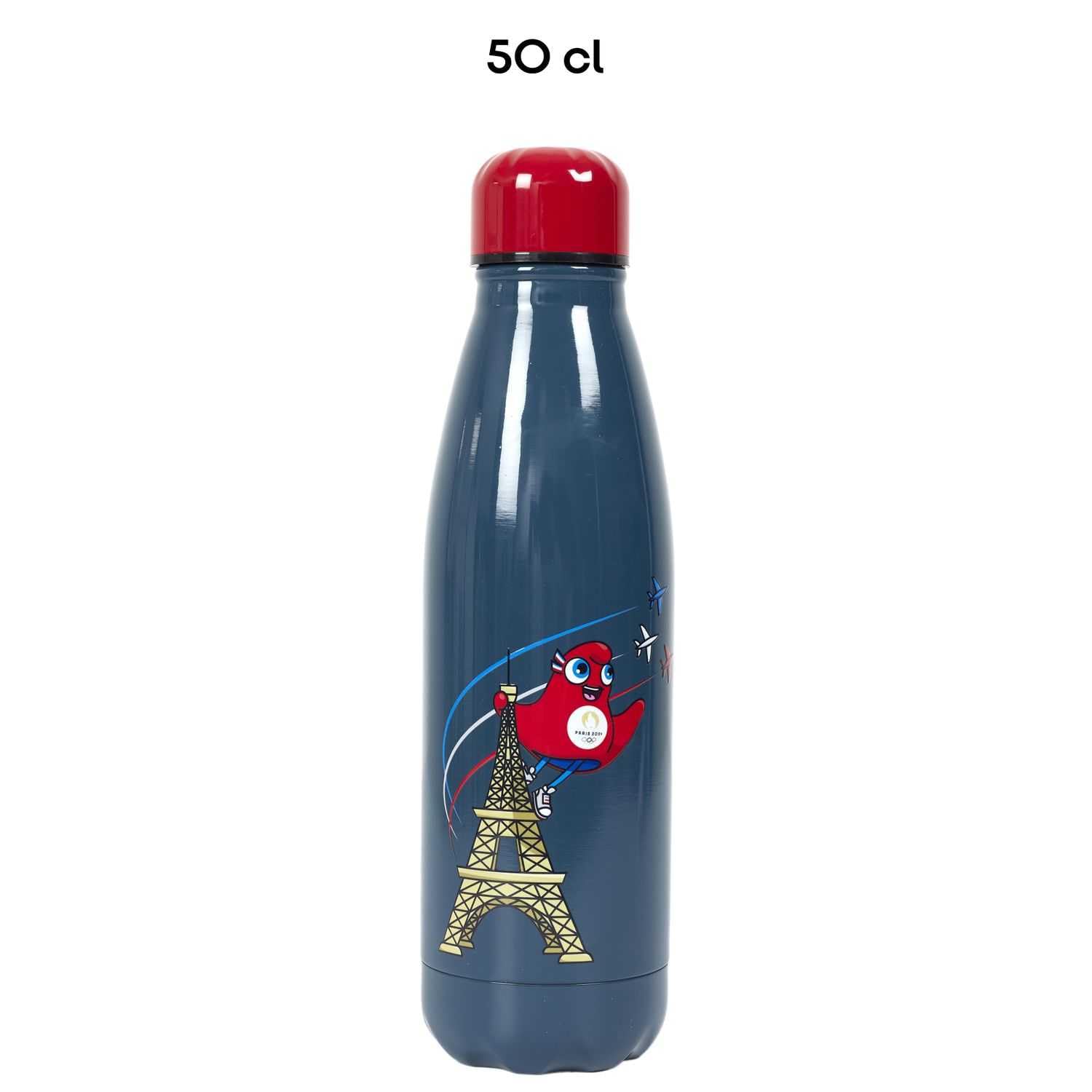 PARIS 2024, 50cl Blue M12 Eiffel Tower Mascot Iso Bottle